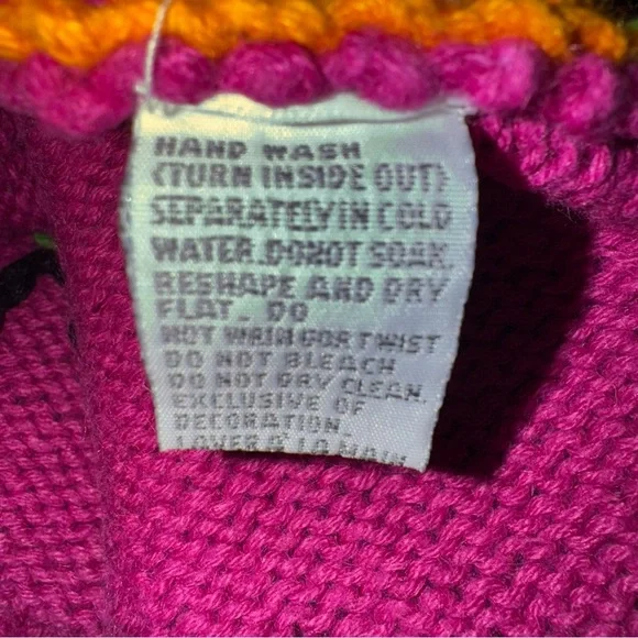 Vintage Texas Rodeo Hand Knit Marisa Christina Sweater Vest (1990s) 3X - Picture 11 of 11